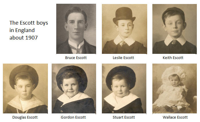 The Escott boys c1907